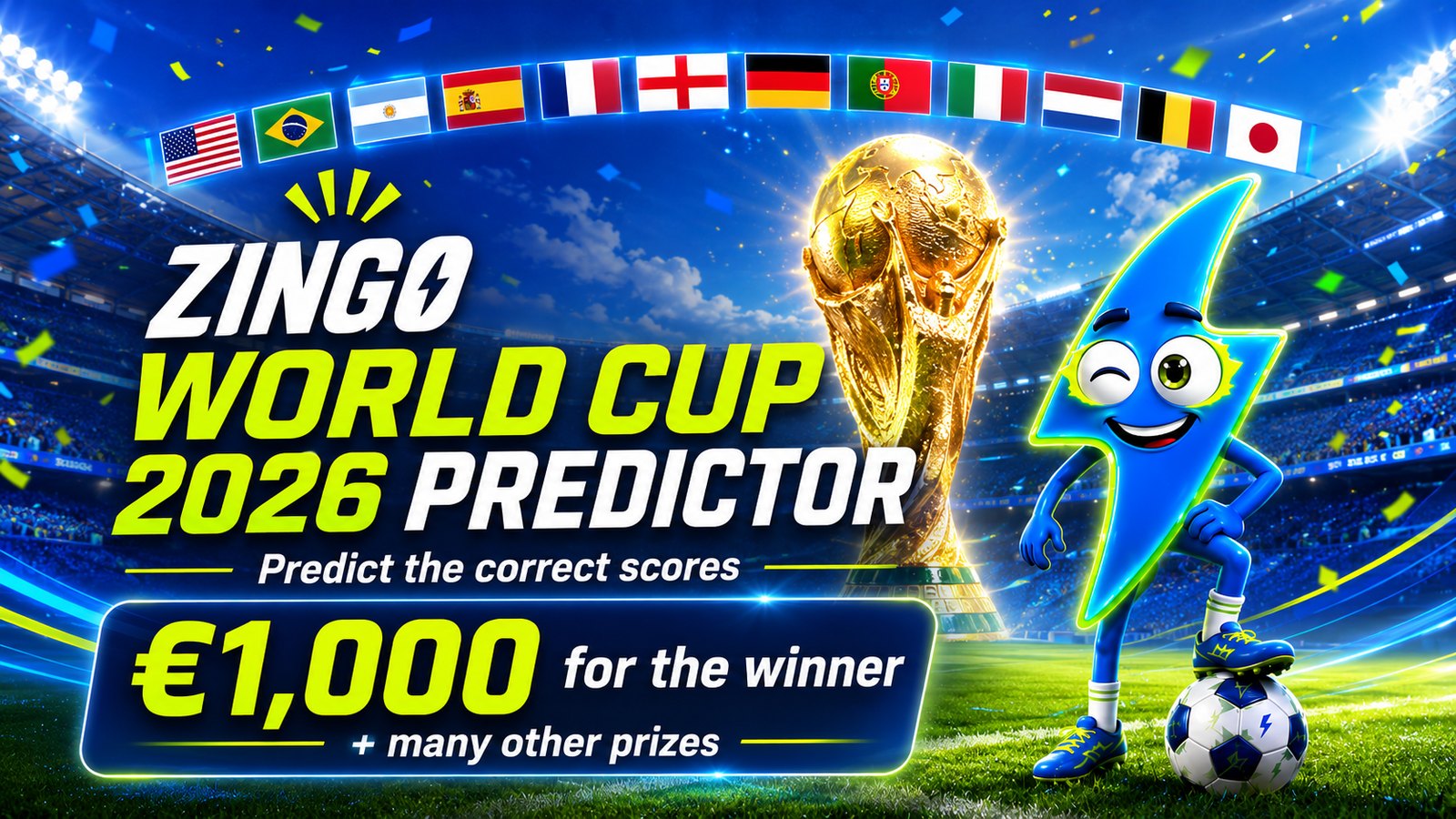 ZINGO World Cup Predictor — Predict every match